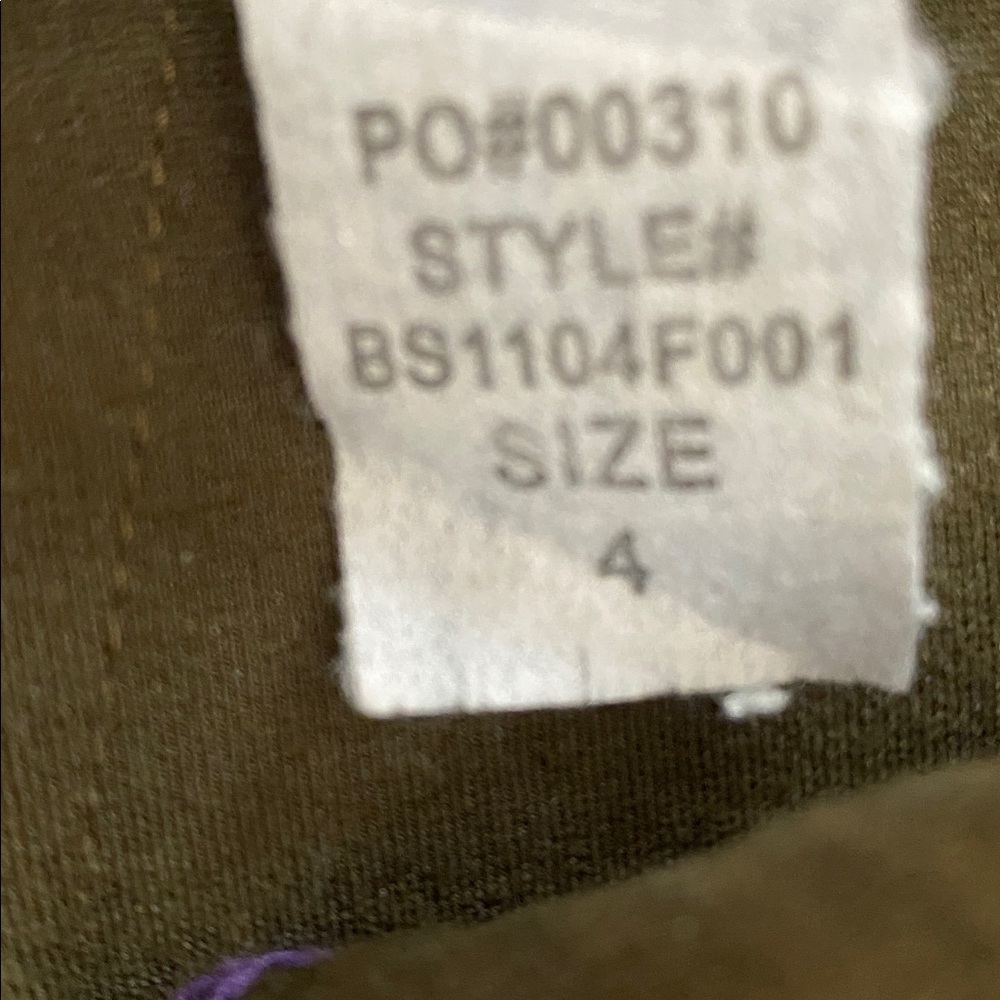 NYDJ Women’s Olive Slim Pants. NWOT Beautiful Heavy Fabric. Dressy & Comfortable - Picture 3 of 12